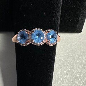 Bomb Party Women's (9) Ring - Swiss Topaz "New"